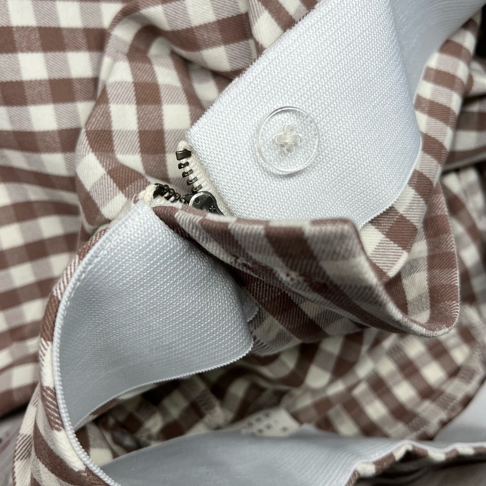 Brown Gingham Pants Cotton A New Day - Picture 11 of 12